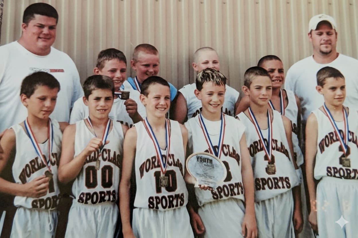 World Class Sports team photo from early years